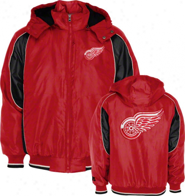 Detroit Red Wings Full-zip Hooded Polyfill Jacket