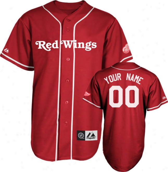 Detroit Red Wings Jersey: Scaltet Customizable Nhl Replica Baseball Jersey