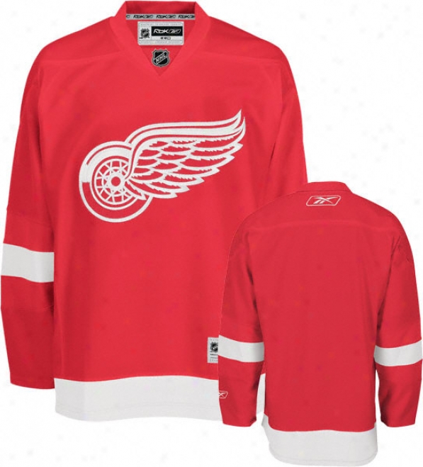 Detroit Red Wings Reebok Red Premier Nhl Jersey