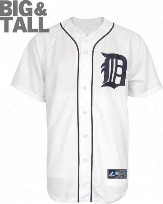 Detroit Tigers Big & Tall Home Pure Mlb Replica Jersey