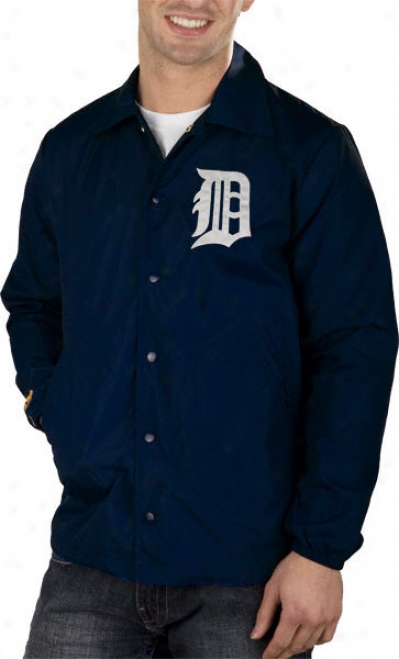 Detroit Tigers Mitchell & Ness Battery Nylon Jacket
