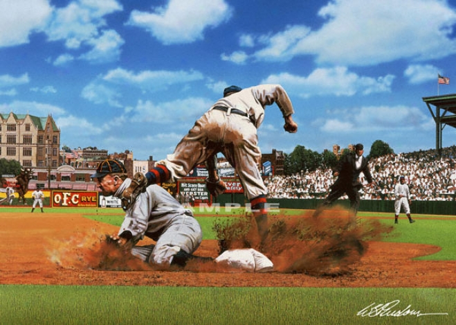 Deyroit Tigers - &quotty On Third&quot - Capacious - Unframed Giclee