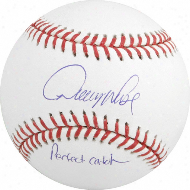 Dewayne Wise Autographed Baseball  Details: Full Catch Inscription