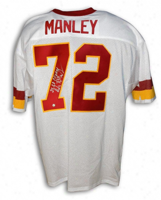 Dexter Manley Autographed Thr0wback Jersey