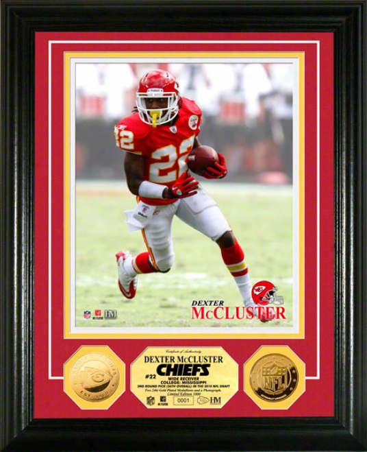 Dexter Mccluster 24kt Gold Coin Photo Mint