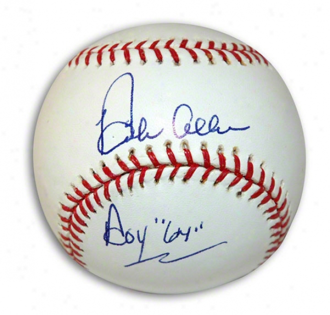 Dick Allen Autographed Mlb Baseball Inscribed Roy 64