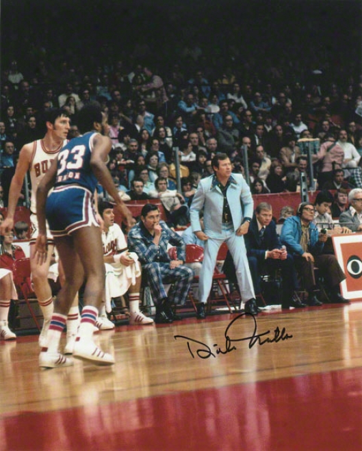 Dick Motta Chicago Bulls - Sideljne - Autographed 8x10 Photograph