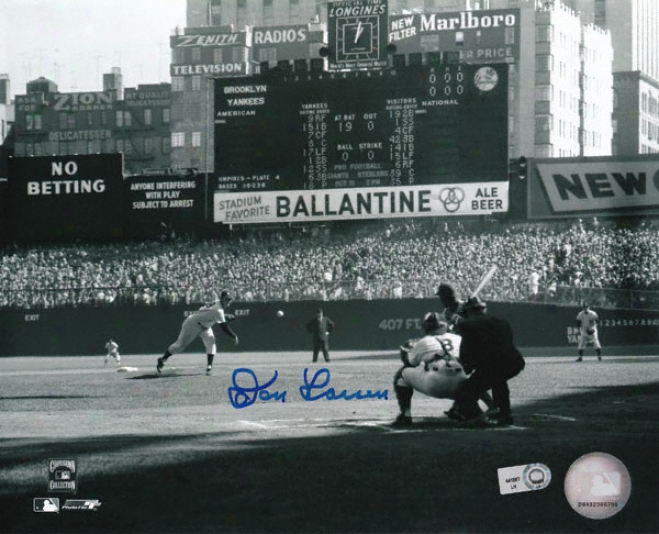 Dkn Larsen Ne wYork Yankees Autographed 8x10 Photograph