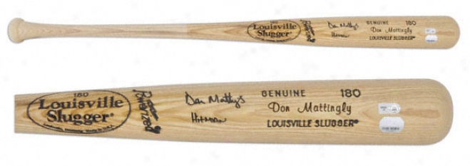 Don Matringly Autographed Bat  Details: &quothitman&quot