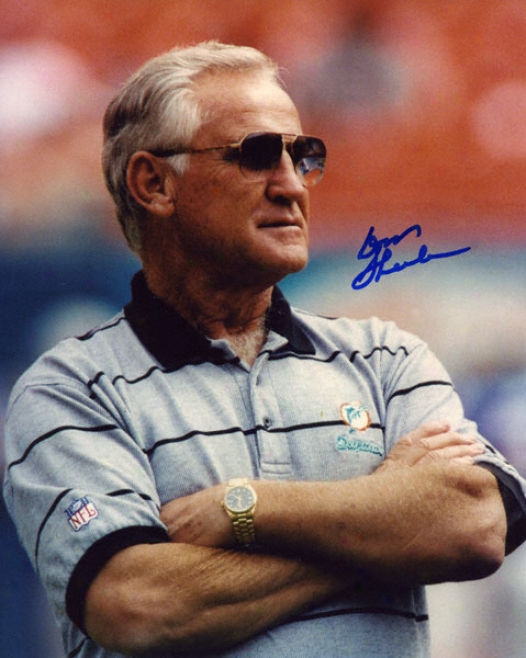 Don Shula Miami Dolphins 8x10 Autographed Photograph