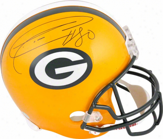 Donald Driver Autographdd Helmet  Details: Replica, Green Bay Packers