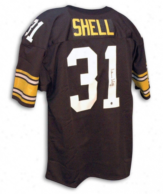 Donnie Shell Autographed Black Throwback Jersey