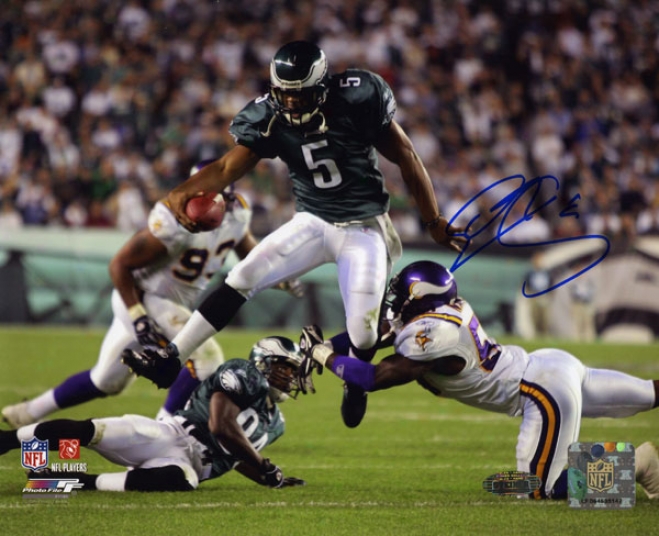 Donovan Mc Nabb Philadelphia Eagles - Vs. Vikings - Autographed 8x10 Photograph