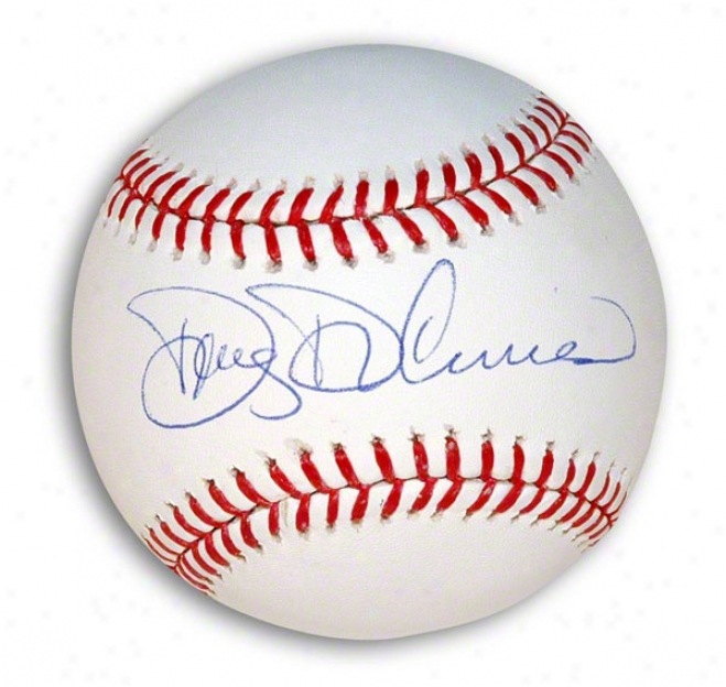 Doug Decuncss Autographed Mlb Baseball