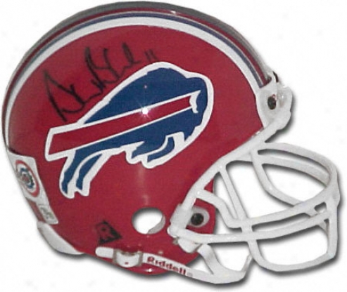 Drew Bledsoe Buffalo Bills Autographed Mini Helmet