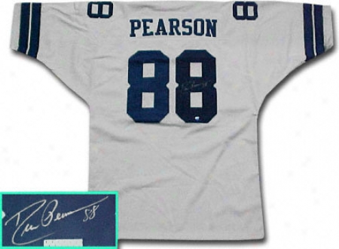 Drew Pearson Dallas Cowboys Autographed Throwback White Jersey