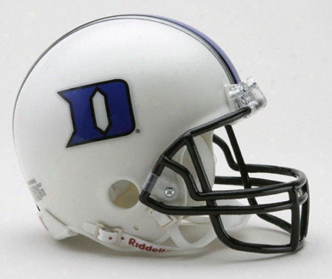 DukeB lue Devils Riddell Mini Helmet