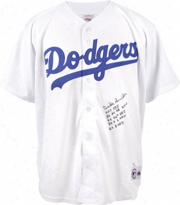 Duke Snider Autographed Jersey  Details: Brooklyn Dodgers, 5 Inscriptions