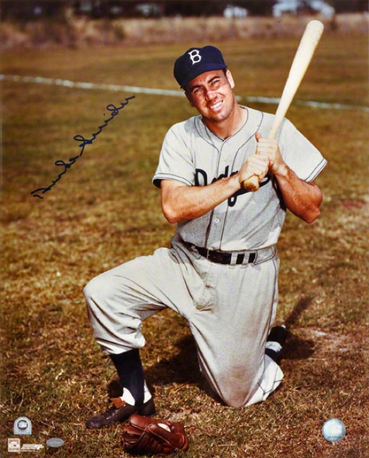 Duke Snider Brooklyn Dodgers 16x20 Autograph Photograph