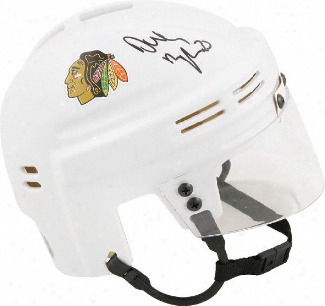 Dustin Byfuglien Chicago Blackhawks Autographed Mini Helmet