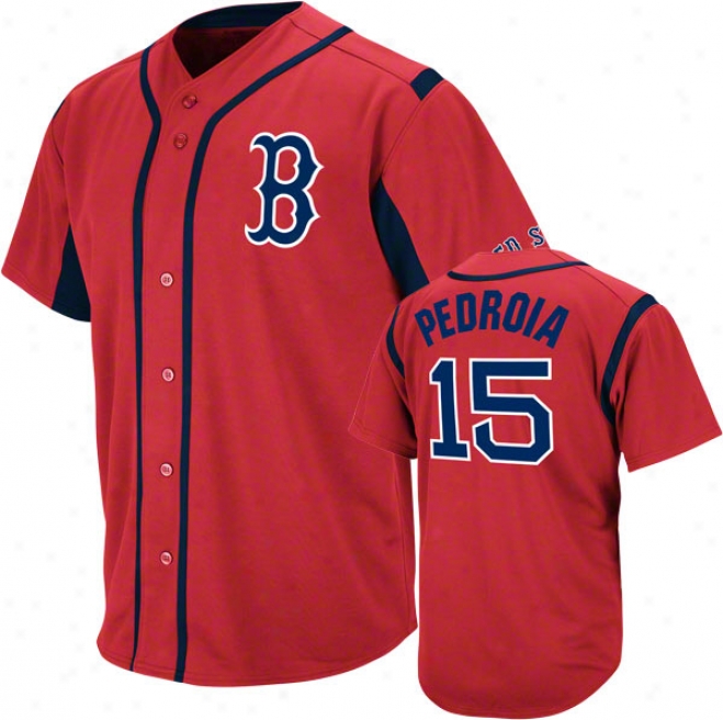 Dustin Pedroia Boston Red Sox Wind-up Red Player Jersey