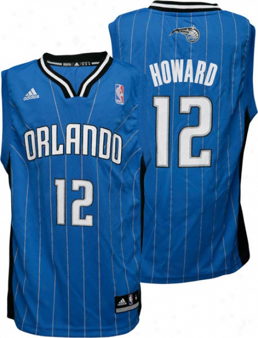 Dwight Howard Jersey: Adidas Revolution 30 Blue Replica #12 Orlando Sorcery Jersey