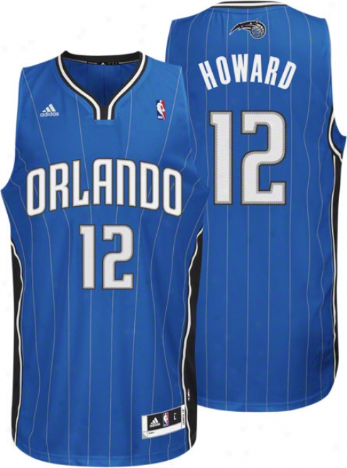 Dwight Howard Jersey: Adidas Revolution 30 Blue Swingman #12 Orlando Magic Jersey