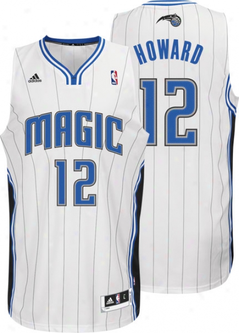 Dwight Howard Jersey: Adidas Revolution 30 White Swingman #12 Orlando Magic Jersey