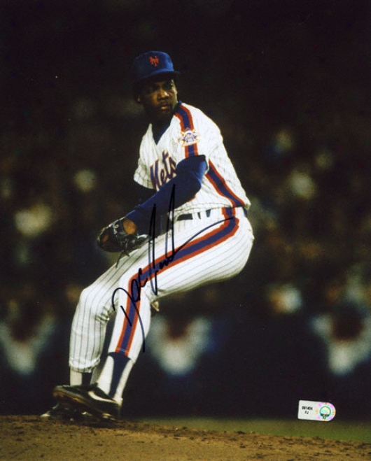 Dwight &quotdoc&quot Gooden New York Mets - On The Mpund - Autographed 8x10 Photograph