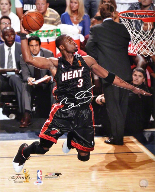 Dwyane Wade Autographed 16x20 Photograph  Details: Miami Heat, 2006 Finals