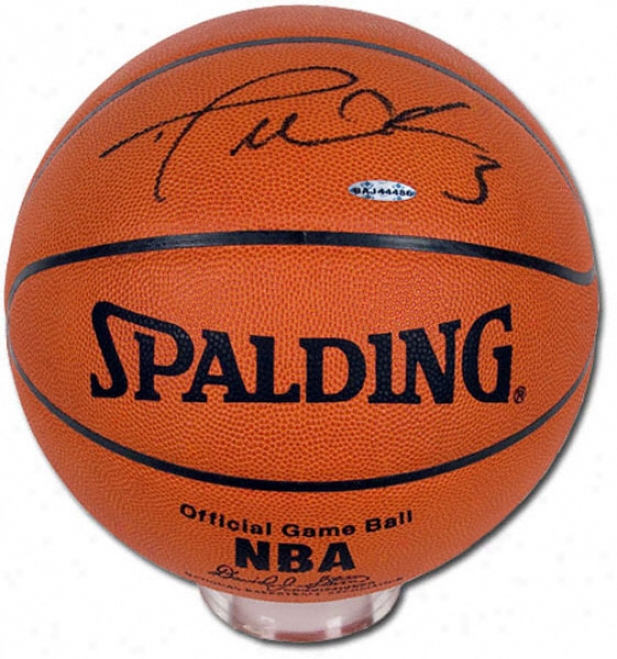 Dwyane Wade Autographed Basketball