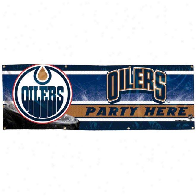 Edmonton Oilers 2x6 Vinyl Banner