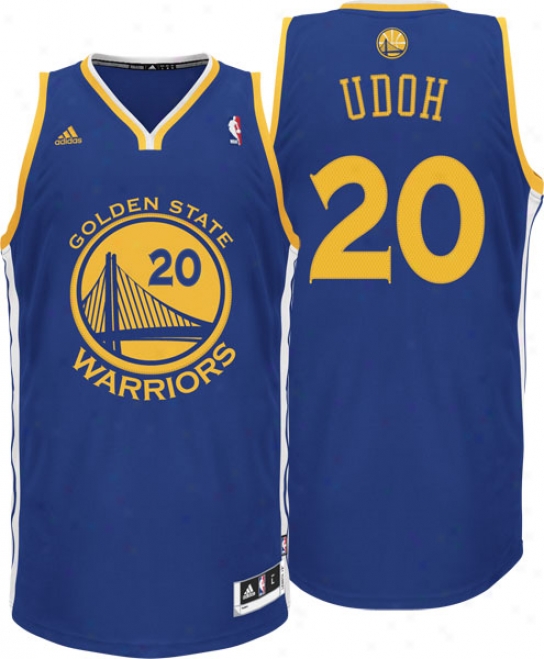 Ekpe Udoh Jersey: Adidas Revolution 30 #20 Golden State Warriors Swingman Nba Jersey