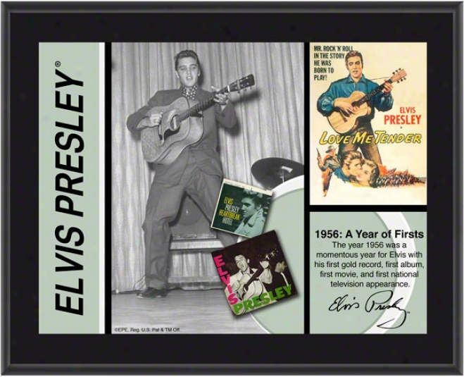 Elvis Presley - 1956 - Sublimated 10x13 Plaque