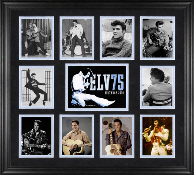 Elvis Presley 75th Birthday Framed Collage Le Of 2010