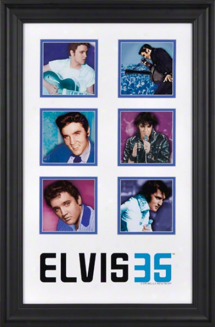 Elvis Presley Framed Collage  Details: 35th Aniversary, Limited Edition Of 2012