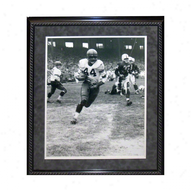 Ernie Davis Syracuse Orange Framed 16x20 Black And White Photo