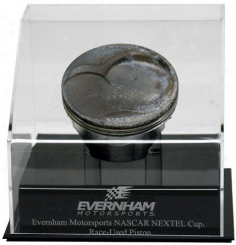 Evernham Motorsports Race Used Piston Wuth Display Case