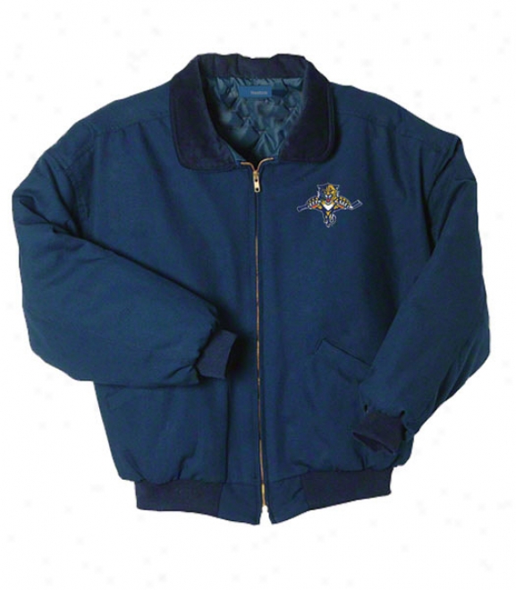 Florida Panthers Jacket: Blue Reebok Saginaw Jacket