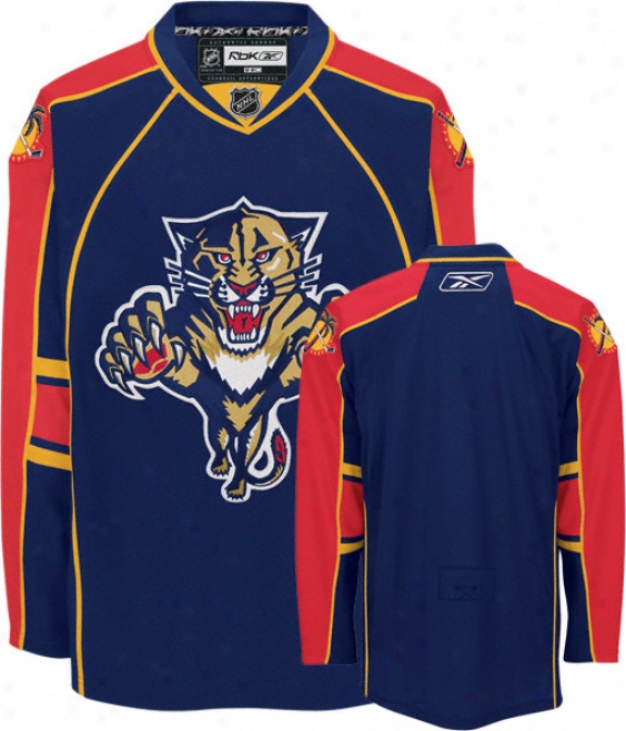 Florida Panthers -navy- Authentic Rbk Edge Jersey