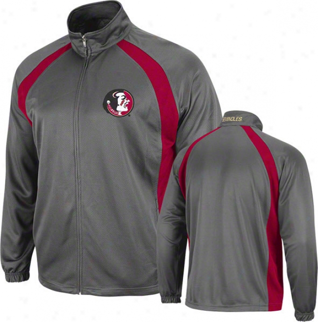 Florida State Seminoles Charcoal Rival Full-zip Jacket