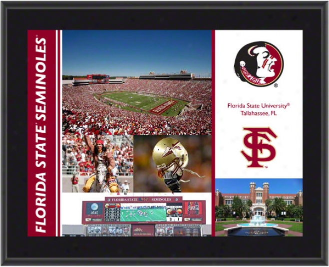 Florida StateS eminoles Plaque  Details: Sublimated, 10x13, Ncaa Plaque