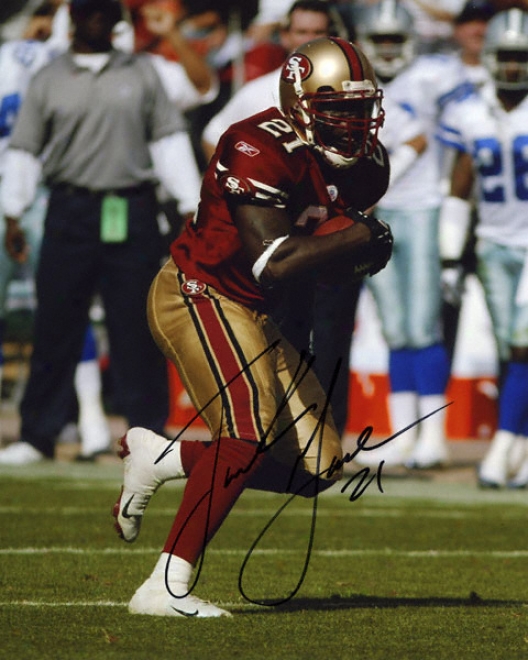 Ffank Gore San Framciqco 49ers Autographed 8x10 Photograph