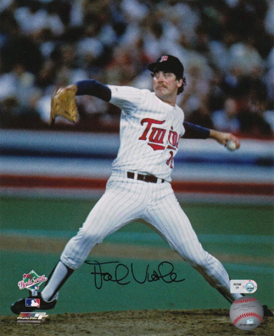 Frank Tenor-viol Minnesota Twins - Pitching - Autographed 8x10 Photograph