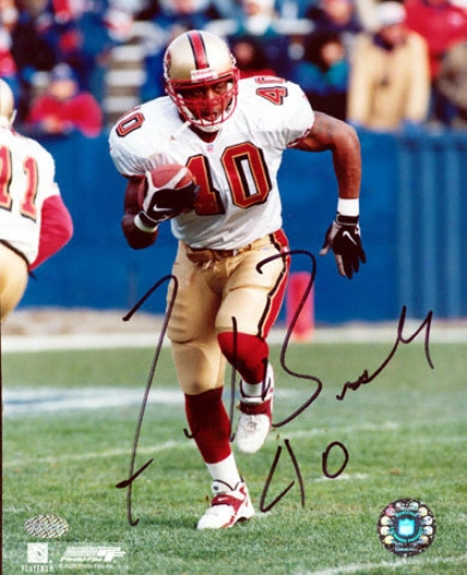 Fred Beasley San Francisco 49ers 8x10 Ajtographed Photograph