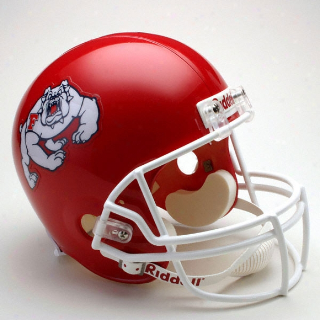 Fresno State Bulldogs Deluxe Replica Riddell Helmet