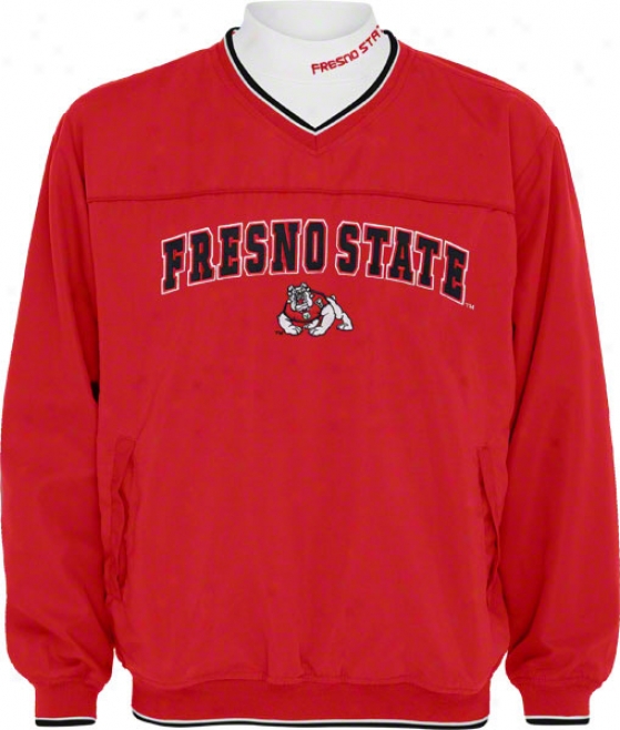 Fresno State Bulldogs Windshirt/long Sleeve Mockneck Combo Pack