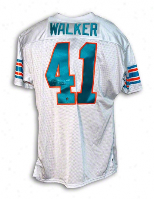 Fulton Walker Autographed Miami Dolphins Thrlwback Jersey