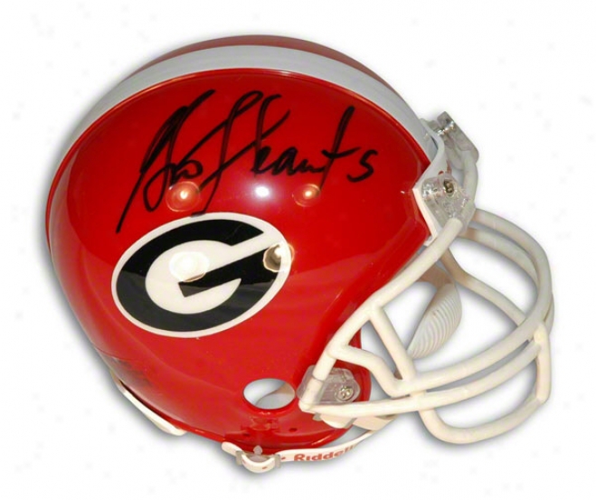 Garrison Hearst Autographed University Of Georgia Mini Helmet