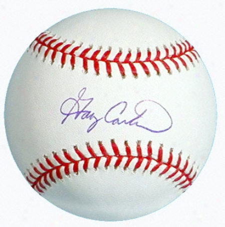 Gary Carter Autographed Baseball